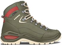 Ботинки женские Lowa Renegade Evo Gtx Mid Graugrun/Panna