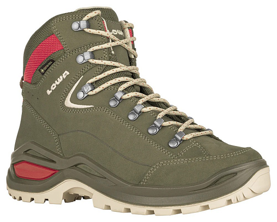 Ботинки женские Lowa Renegade Evo Gtx Mid Graugrun/Panna - Фото 6 большая