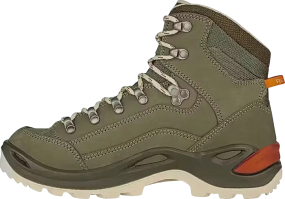 Ботинки женские Lowa Renegade Evo Gtx Mid Graugrun/Panna - Фото 3 большая