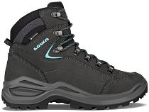Ботинки женские Lowa Renegade Evo Gtx Mid W Asphalt/Turkis