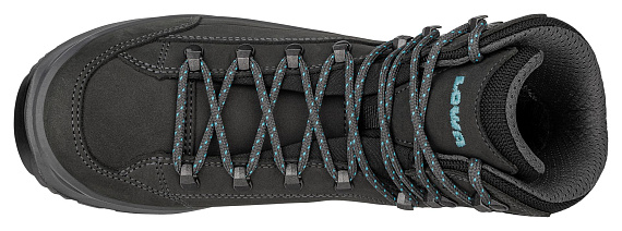 Ботинки женские Lowa Renegade Evo Gtx Mid W Asphalt/Turkis - Фото 4 большая