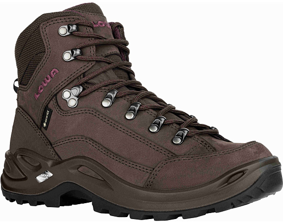 Ботинки женские Lowa Renegade Gtx Mid Espresso - Фото 3 большая