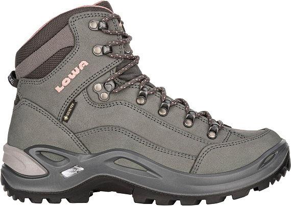 Ботинки женские Lowa Renegade Gtx Mid Graphit/Rose - Фото 1 большая