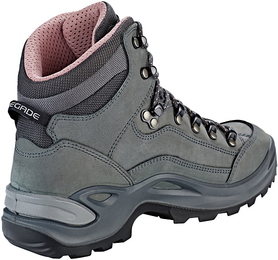 Ботинки женские Lowa Renegade Gtx Mid Graphit/Rose - Фото 4 большая