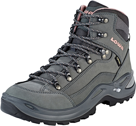 Ботинки женские Lowa Renegade Gtx Mid Graphit/Rose - Фото 5 большая