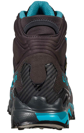 Ботинки женские La Sportiva Ultra Raptor II Mid Gtx Carbon/Topaz - Фото 4 большая