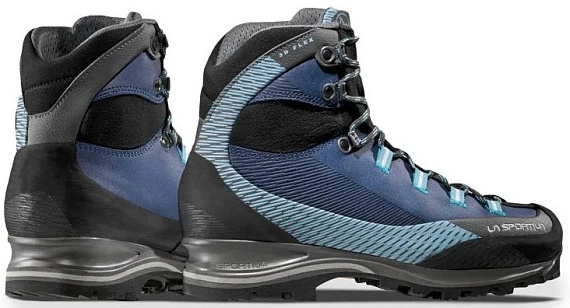 Ботинки женские La Sportiva Trango Trk Leather Gtx Opal/Pacific Blue - Фото 4 большая