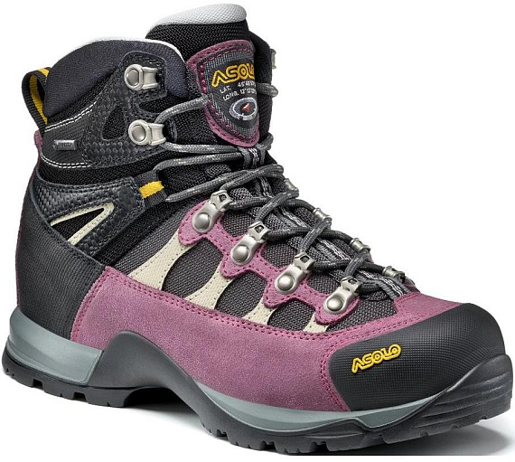 Ботинки женские Asolo Stynger GTX ML Grapeade/Gunmetal - Фото 6 большая