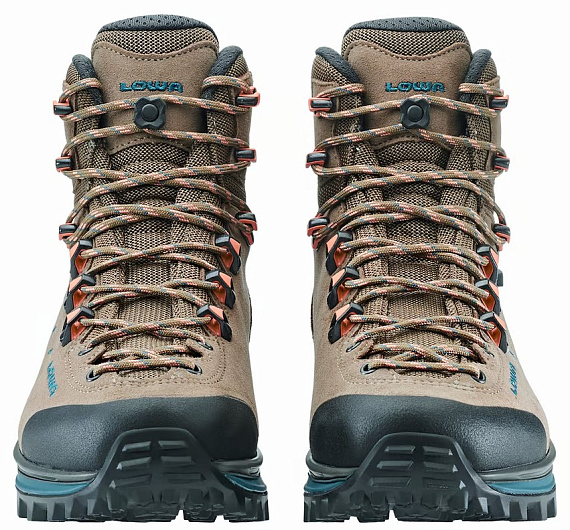 Ботинки женские Lowa Randir Gtx Mid Stone/Petrol - Фото 4 большая