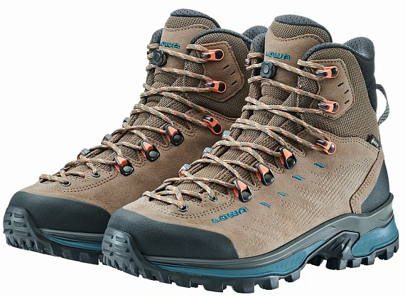 Ботинки женские Lowa Randir Gtx Mid Stone/Petrol - Фото 6 большая