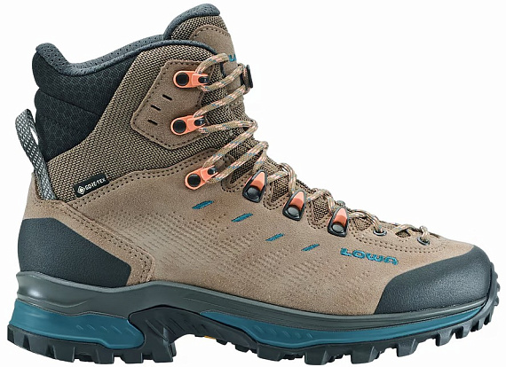 Ботинки женские Lowa Randir Gtx Mid Stone/Petrol - Фото 1 большая