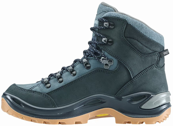 Ботинки женские Lowa Renegade Warm Gtx Mid Navy/Ice Blue - Фото 2 большая