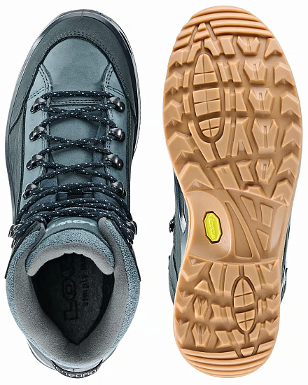 Ботинки женские Lowa Renegade Warm Gtx Mid Navy/Ice Blue - Фото 4 большая