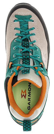 Ботинки женские Garmont Dragontail LT GTX Light Grey/Teal Green - Фото 4 большая