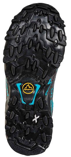 Ботинки женские La Sportiva Ultra Raptor II Mid GTX Carbon/Topaz - Фото 6 большая