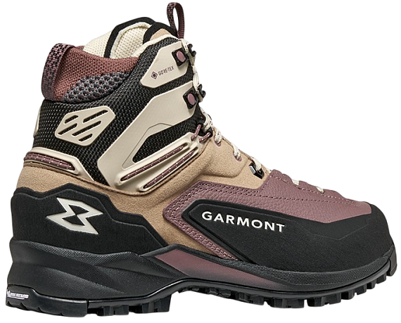 Ботинки женские Garmont Akron Mid Gtx Taupe Brown/Taupe Rose - Фото 5 большая