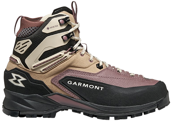 Ботинки женские Garmont Akron Mid Gtx Taupe Brown/Taupe Rose - Фото 1 большая