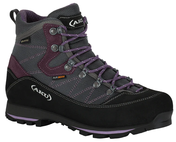 Ботинки женские AKU Trekker Lite III Gtx Anthracite/Violet - Фото 2 большая
