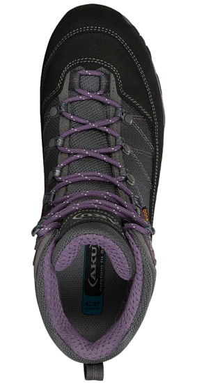 Ботинки женские AKU Trekker Lite III Gtx Anthracite/Violet - Фото 5 большая