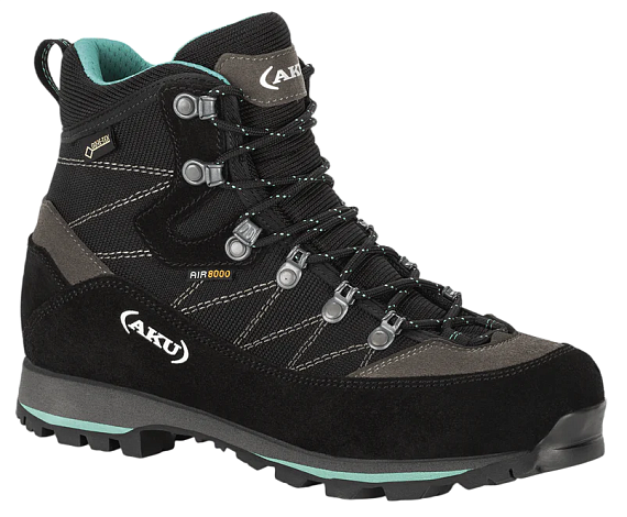 Ботинки женские AKU Trekker Lite III Wide Gtx Black/Mint - Фото 2 большая