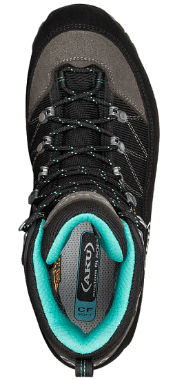 Ботинки женские AKU Trekker Lite III Wide Gtx Black/Mint - Фото 5 большая
