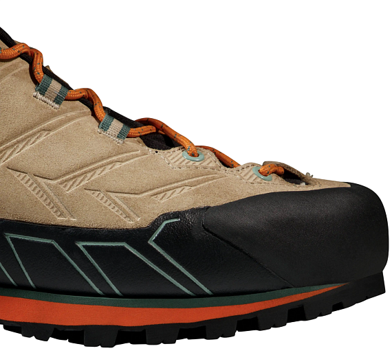 Ботинки женские Mammut Kento Tour High Gtx Savannah/Dark Tangerine - Фото 4 большая