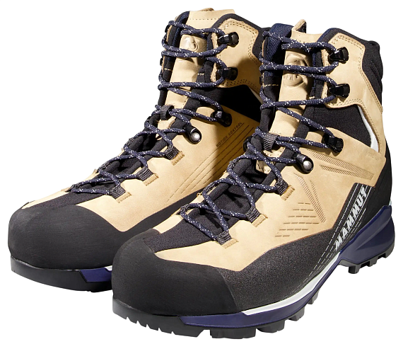 Ботинки женские Mammut Kento Guide II High Gtx Savannah/Black - Фото 2 большая