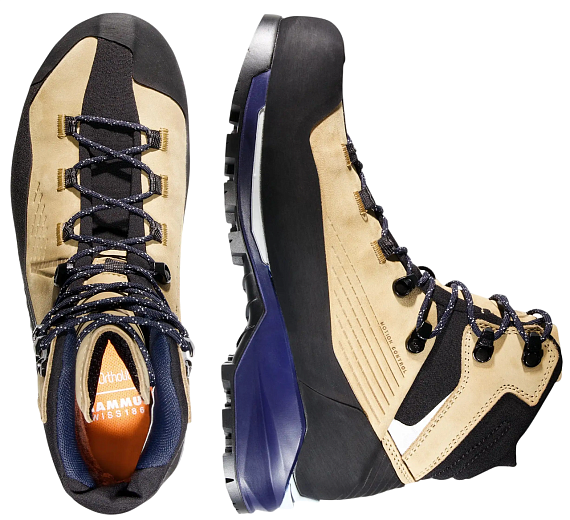 Ботинки женские Mammut Kento Guide II High Gtx Savannah/Black - Фото 4 большая