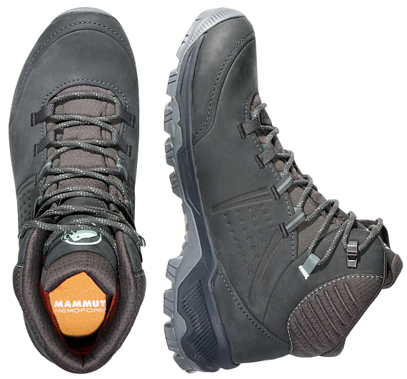 Ботинки женские Mammut Nova IV Mid Gtx Dark Steel/Dark Jade - Фото 5 большая