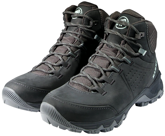 Ботинки женские Mammut Nova IV Mid Gtx Dark Steel/Dark Jade - Фото 7 большая