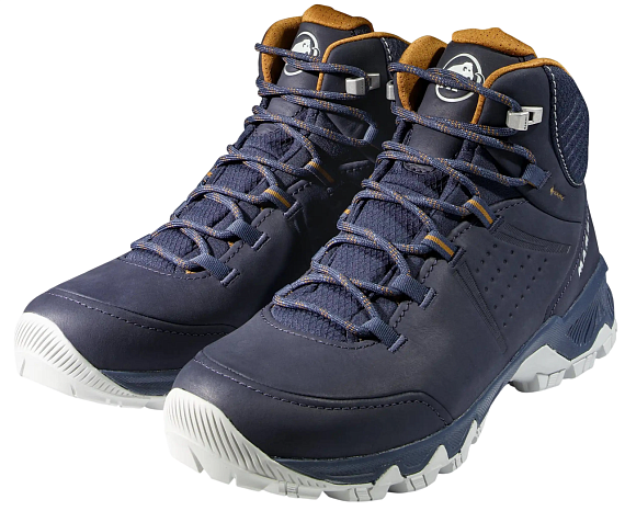 Ботинки женские Mammut Nova IV Mid Gtx Marine/Cheetah - Фото 7 большая