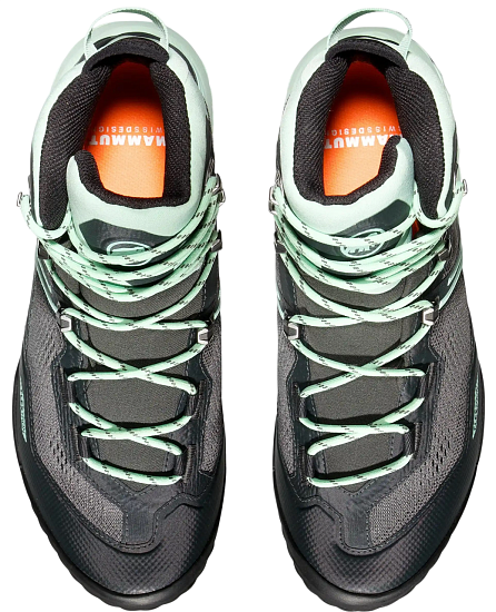 Ботинки женские Mammut Ducan II High Gtx Steel/Neo Mint - Фото 8 большая