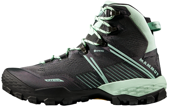 Ботинки женские Mammut Ducan II High Gtx Steel/Neo Mint - Фото 9 большая