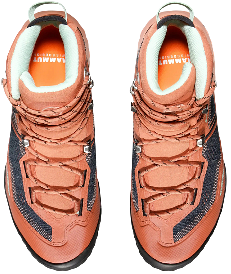 Ботинки женские Mammut Ducan II High Gtx Brick/Black - Фото 3 большая