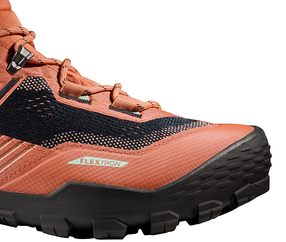 Ботинки женские Mammut Ducan II High Gtx Brick/Black - Фото 4 большая