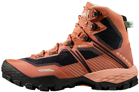 Ботинки женские Mammut Ducan II High Gtx Brick/Black - Фото 6 большая