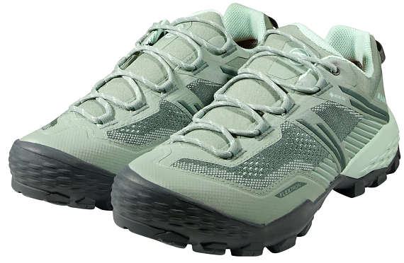 Ботинки женские Mammut Ducan II Low Gtx Jade/Neo Mint - Фото 2 большая