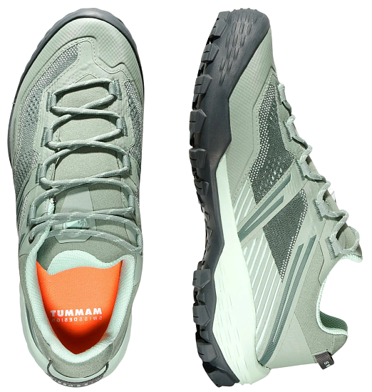 Ботинки женские Mammut Ducan II Low Gtx Jade/Neo Mint - Фото 6 большая