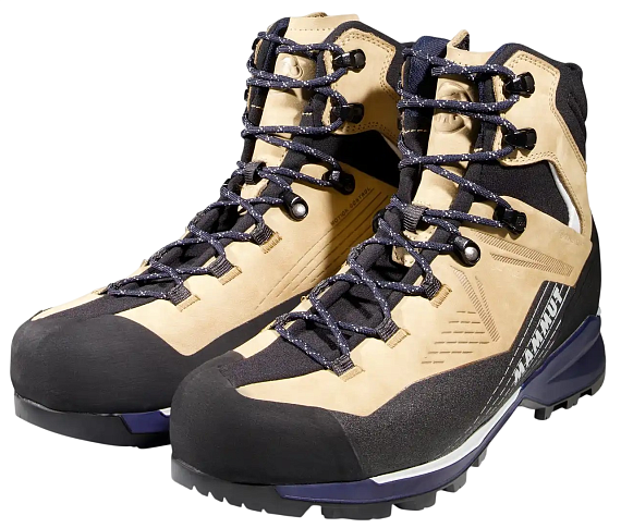 Ботинки женские Mammut Kento Guide II High Gtx Savannah/Black - Фото 2 большая
