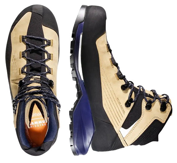 Ботинки женские Mammut Kento Guide II High Gtx Savannah/Black - Фото 4 большая