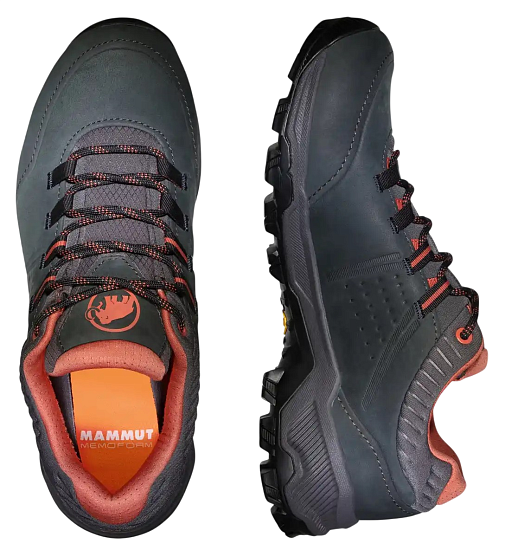 Ботинки женские Mammut Nova IV Low Gtx Black/Apricot Brandy - Фото 4 большая