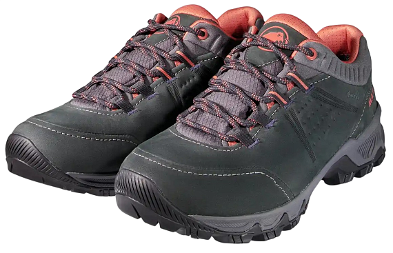 Ботинки женские Mammut Nova IV Low Gtx Black/Apricot Brandy - Фото 6 большая