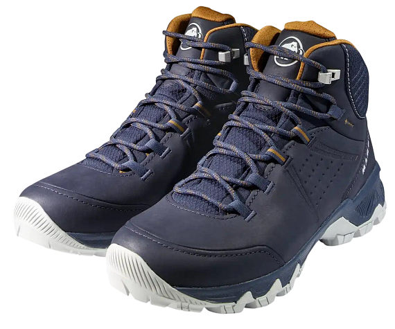 Ботинки женские Mammut Nova IV Mid Gtx Marine/Cheetah - Фото 2 большая