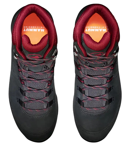 Ботинки женские Mammut Nova IV Mid Gtx Black/Blood Red - Фото 5 большая