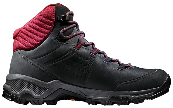Ботинки женские Mammut Nova IV Mid Gtx Black/Blood Red - Фото 6 большая