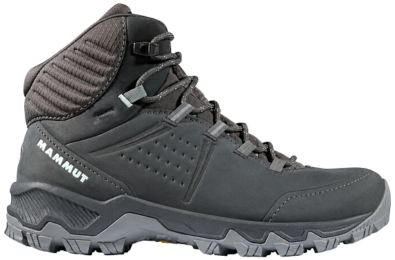 Ботинки женские Mammut Nova IV Mid Gtx Dark Steel/Dark Jade - Фото 1 большая