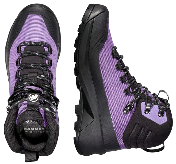 Ботинки женские Mammut Ducan III High Gtx Lavandin/Black - Фото 4 большая