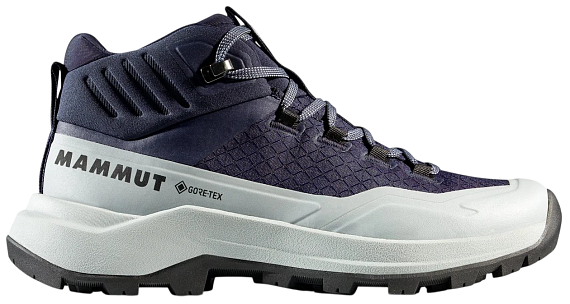 Ботинки женские Mammut Sertig III Mid Gtx Marine/Platinum - Фото 1 большая