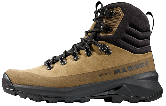 Ботинки женские Mammut Ducan III High Lth Gtx Dark Sand/Black - Фото 2 большая