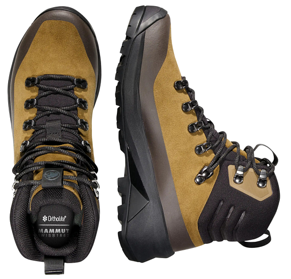 Ботинки женские Mammut Ducan III High Lth Gtx Dark Sand/Black - Фото 4 большая